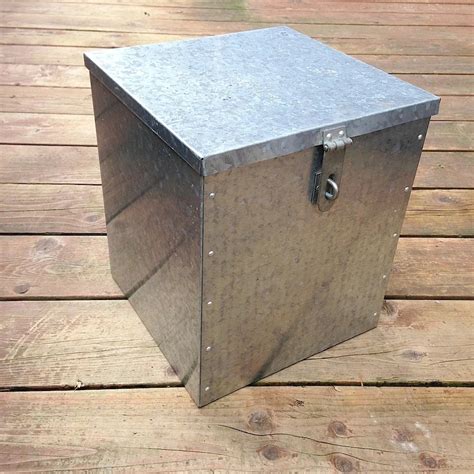 galvanized steel storage boxes|boxes 50 50cm galvanized steel.